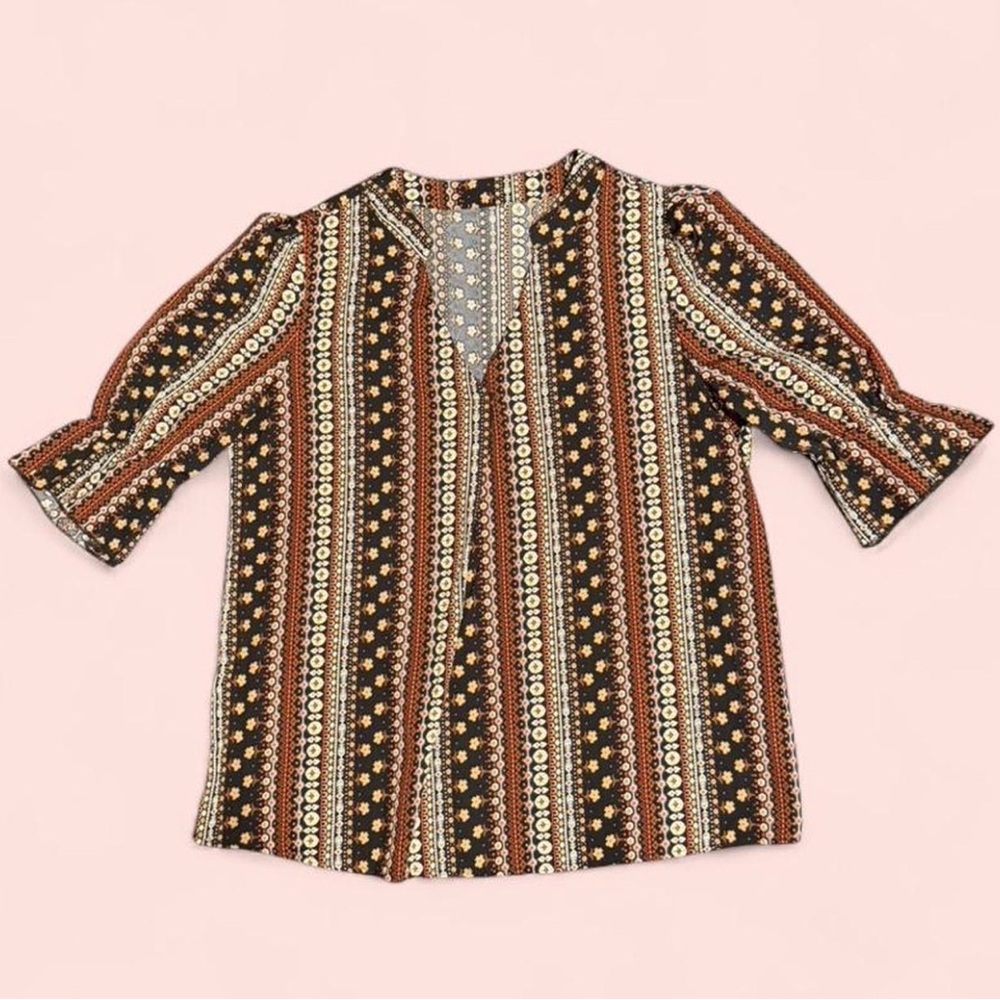 SHEIN Multicolor Bohemian Blouse